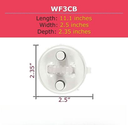Фильтр холодильной воды WF3CB Замена Белый 1 Счет для бытовой предварительной фильтрации